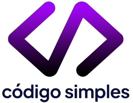 logotipo código simples